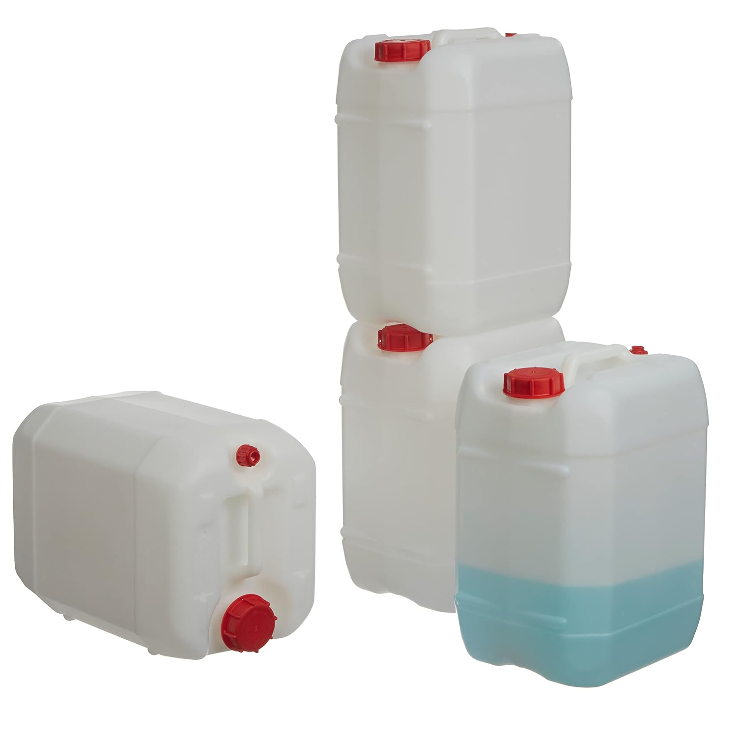 Food Storage Plastic Container - 5 Gallon Stackable Plastic Carboy Container,