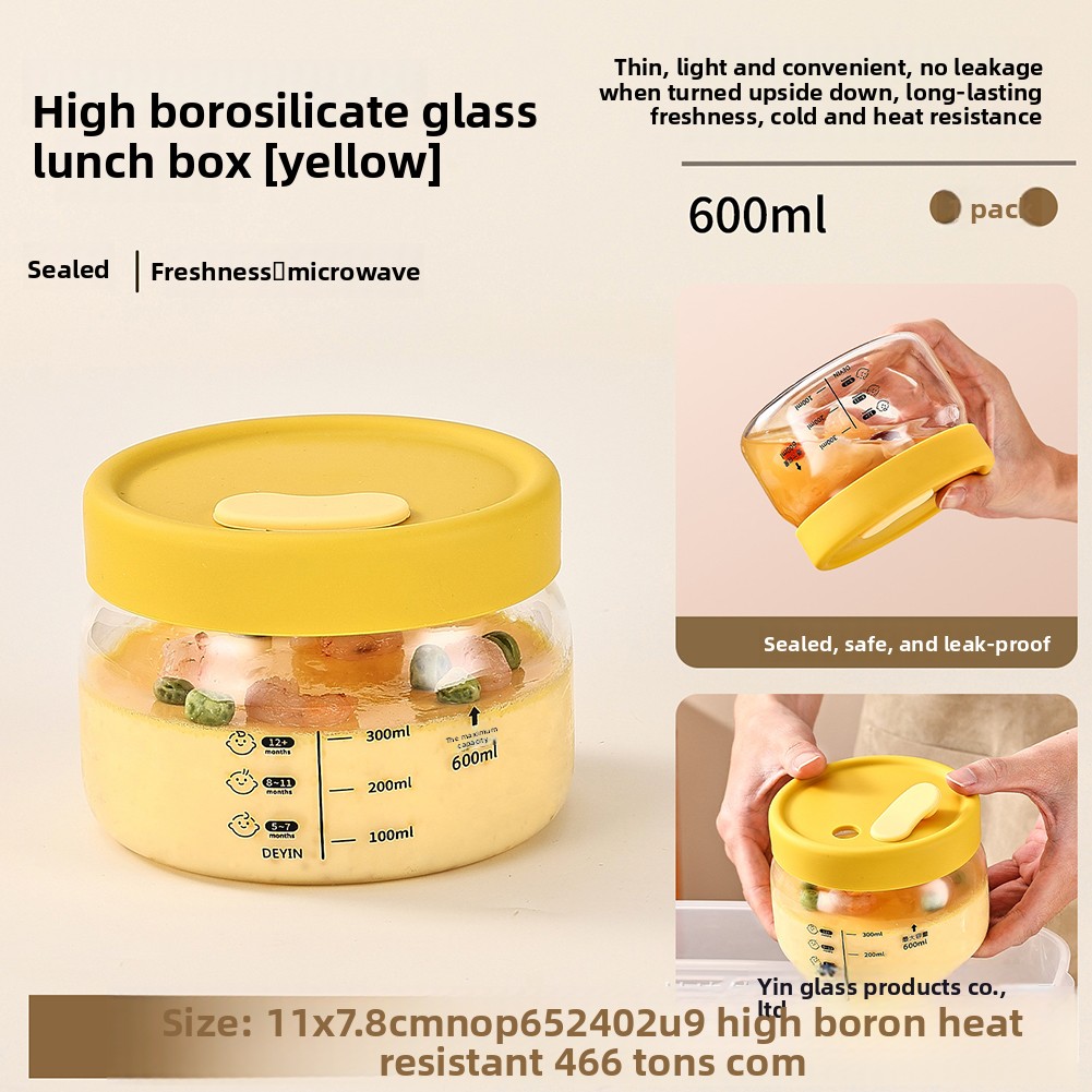 Food Storage Glass - Glass Food Storage Container Airtight Leakproof