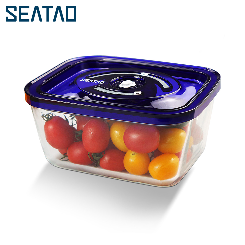 Food Storage With Colander - SEATAO Glass Food Storage Containers Preserve