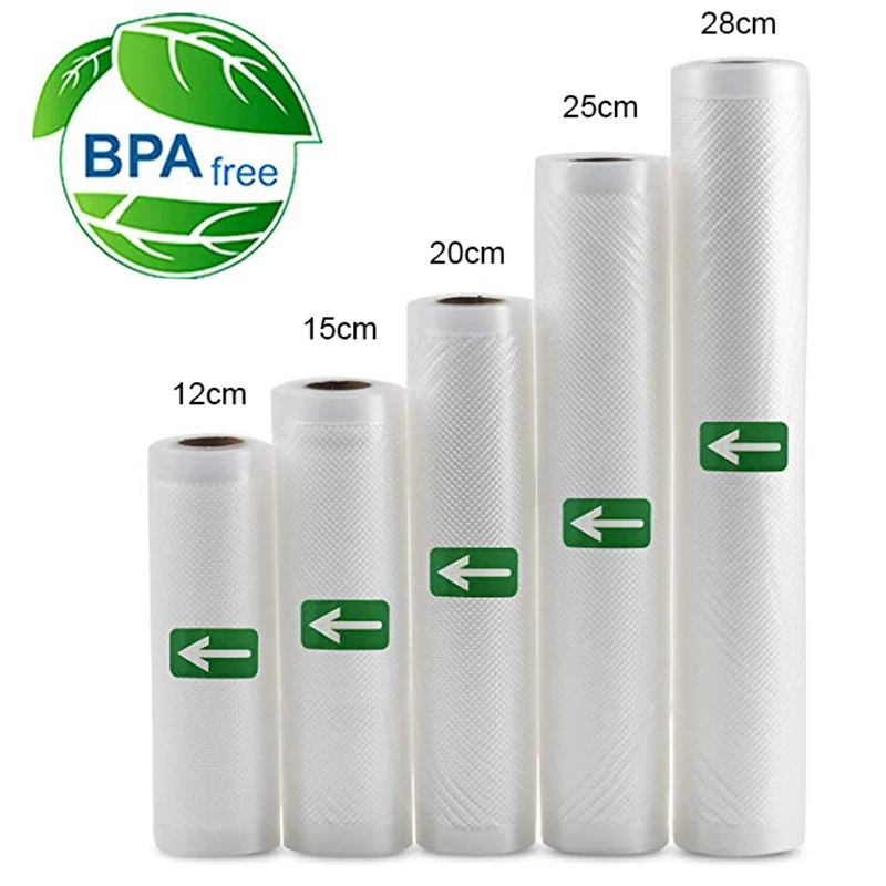 Food Storage Machine - Sous Vide Roll Bags for Vacuum