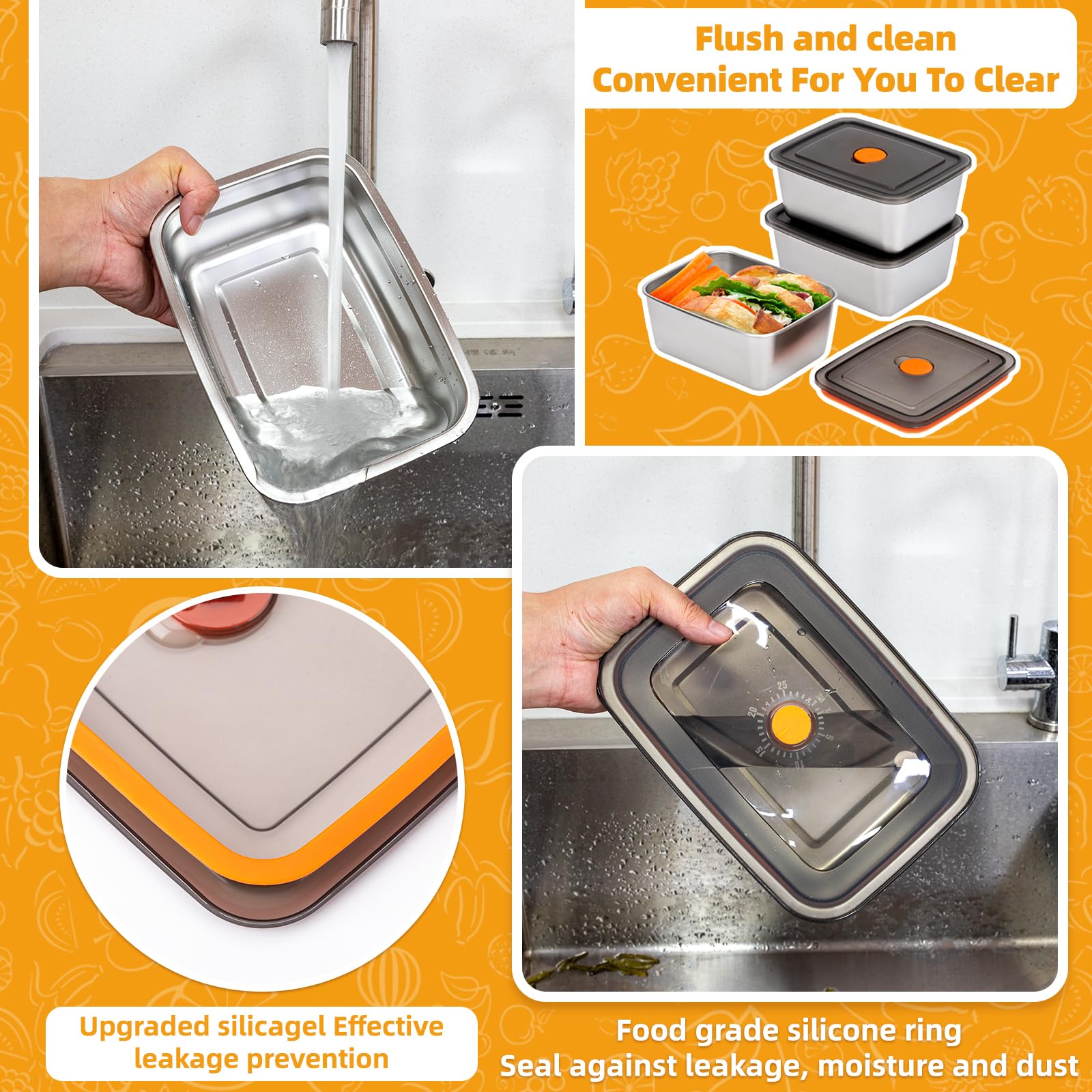 Stainless Steel Camping Lunch  - огляд і ціна Stainless Lunch Box
