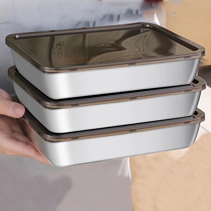 5pcs Stainless Steel Food Stor - огляд і ціна Food Storage With Colander