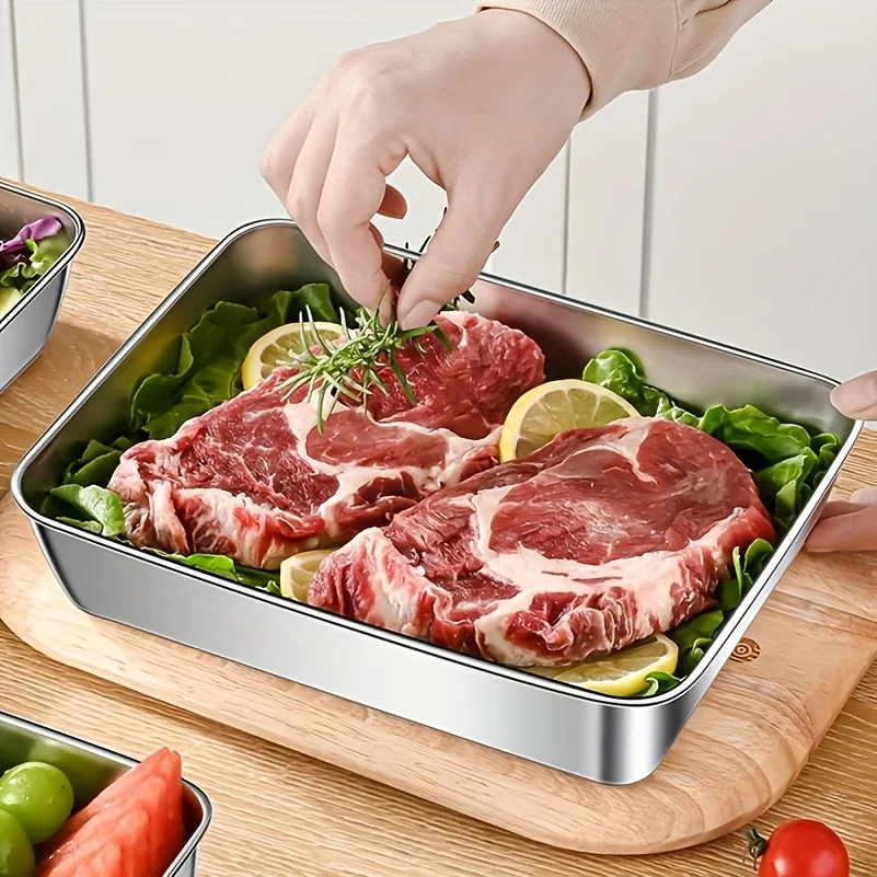 5pcs Stainless Steel Food Stor - огляд і ціна Food Storage With Colander