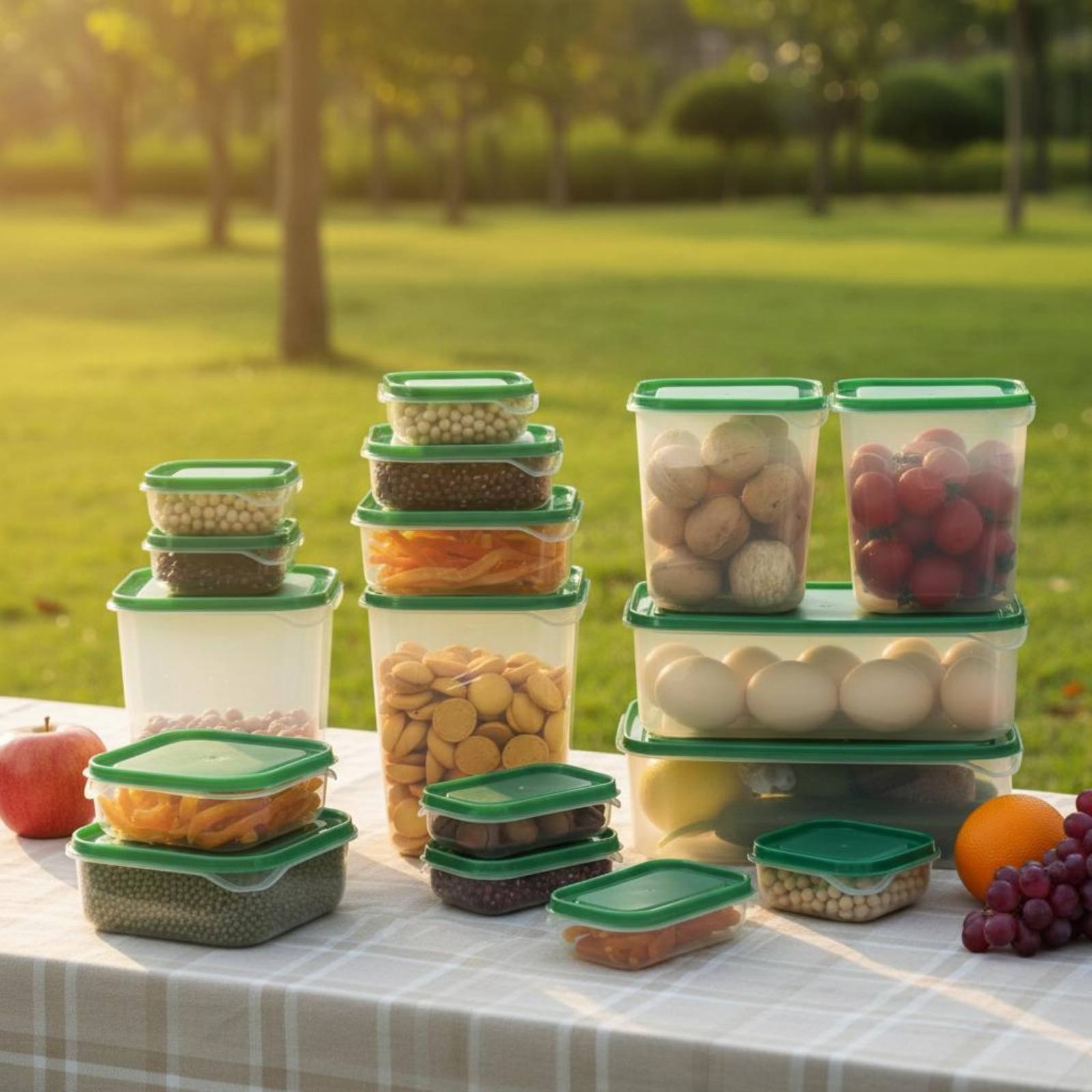 17 Pieces Fridge Storage Box S - огляд і ціна Food Storage Plastic Container