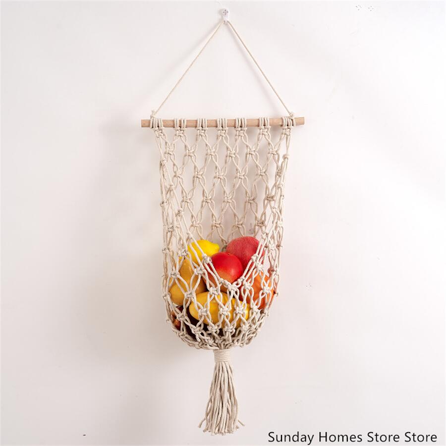 Macrame  Fruit  Storage Basket - огляд і ціна Food Storage Plant