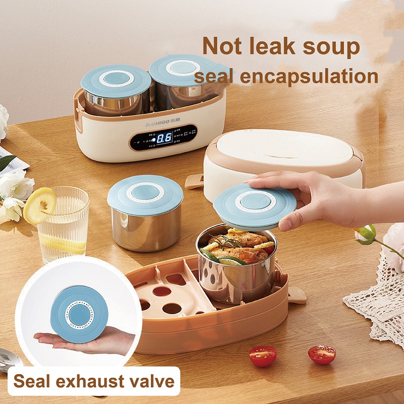 2L 300W Smart Electric Lunch B - огляд і ціна Stainless Lunch Box