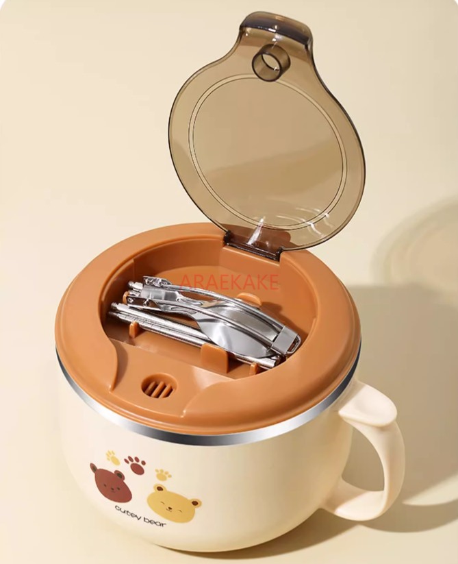 Stainless steel bowl with lid, - огляд і ціна Stainless Lunch Box