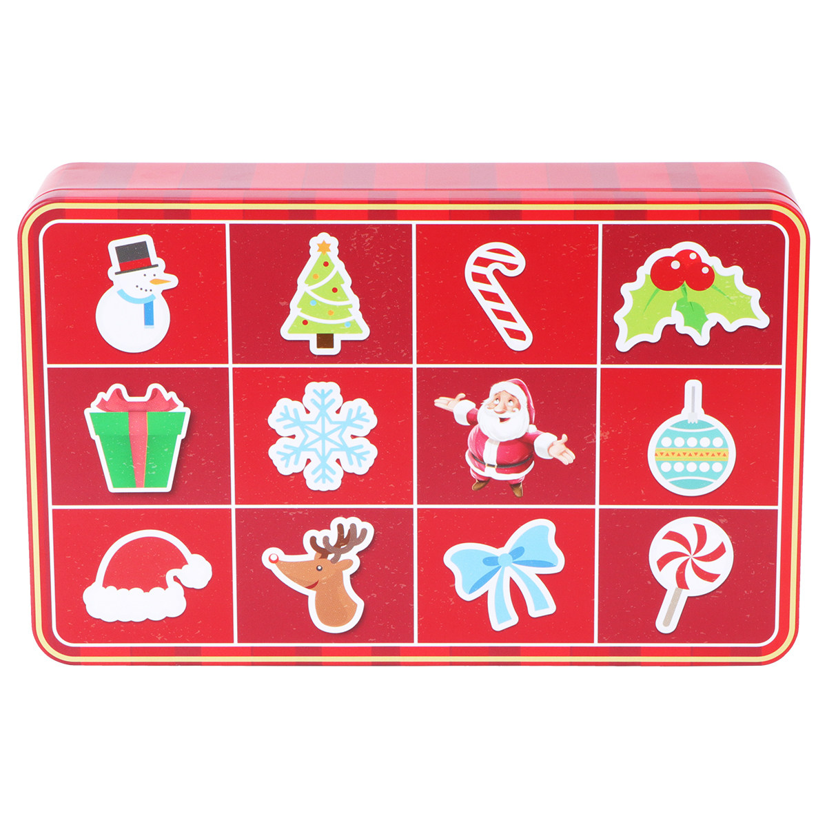 1Pcs Eco Friendly Tinplate Chr - огляд і ціна Xmas Food Storage Containers