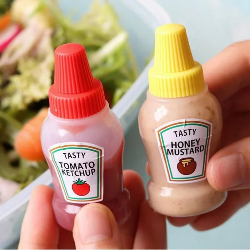 2Pcs/Set 25ML Mini Tomato Ketc - огляд і ціна Salad Dressing Bottle