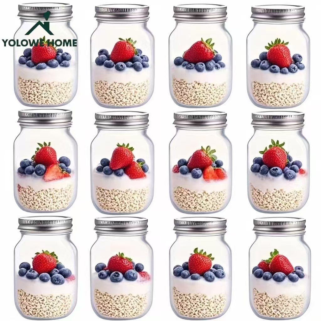 6Pcs, 12Pcs, 500Ml/16Oz, Glass - огляд і ціна Salad Dressing Bottle