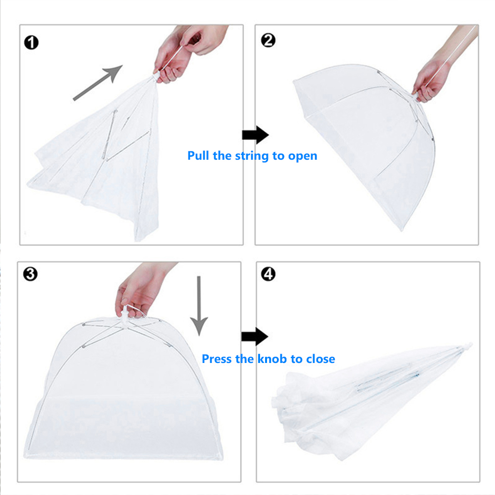 1-6pcs Foldable Food Mesh Cove - огляд і ціна Food Storage Long Term
