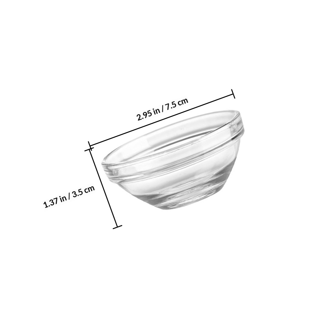 4Pcs Glass Jelly Bowls Premium - огляд і ціна Food Storage Glass