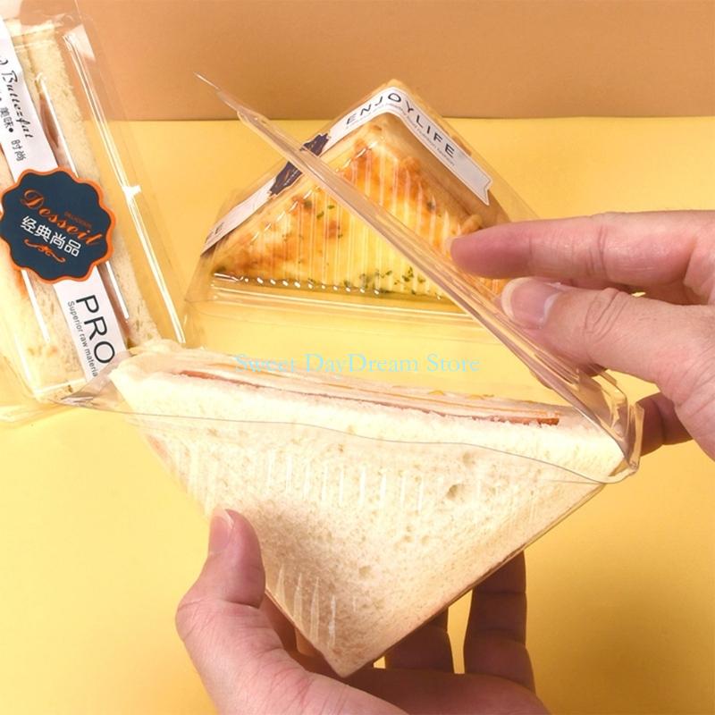 Y88C Pack of 100 PET Sandwich  - огляд і ціна Food Storage Plastic Container