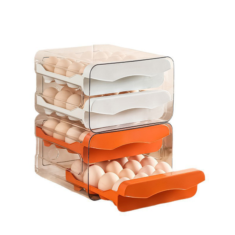 Double Layer Egg Storage Box w - огляд і ціна Food Storage Drawers