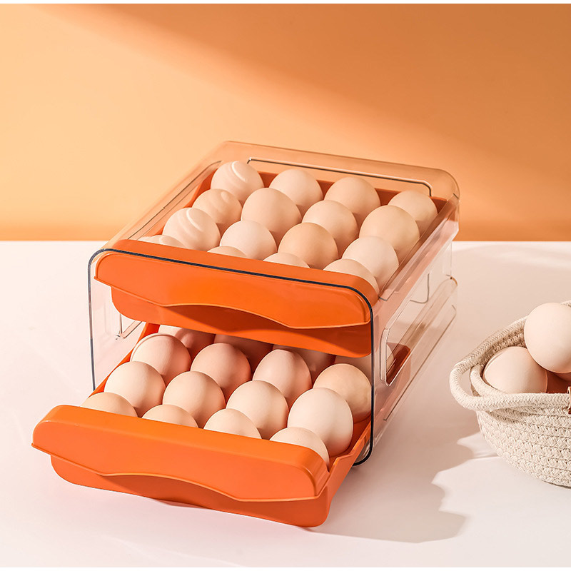 Double Layer Egg Storage Box w - огляд і ціна Food Storage Drawers
