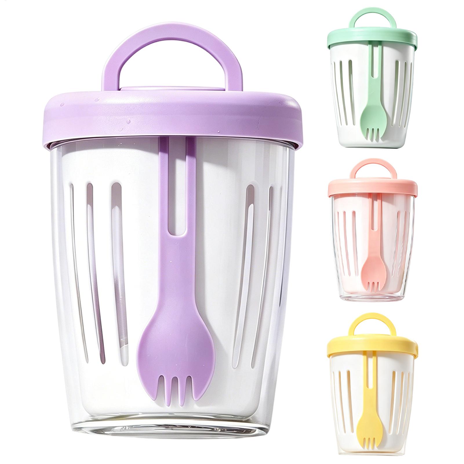 Yogurt Cups With Lids Double W - огляд і ціна Salad Dressing Bottle