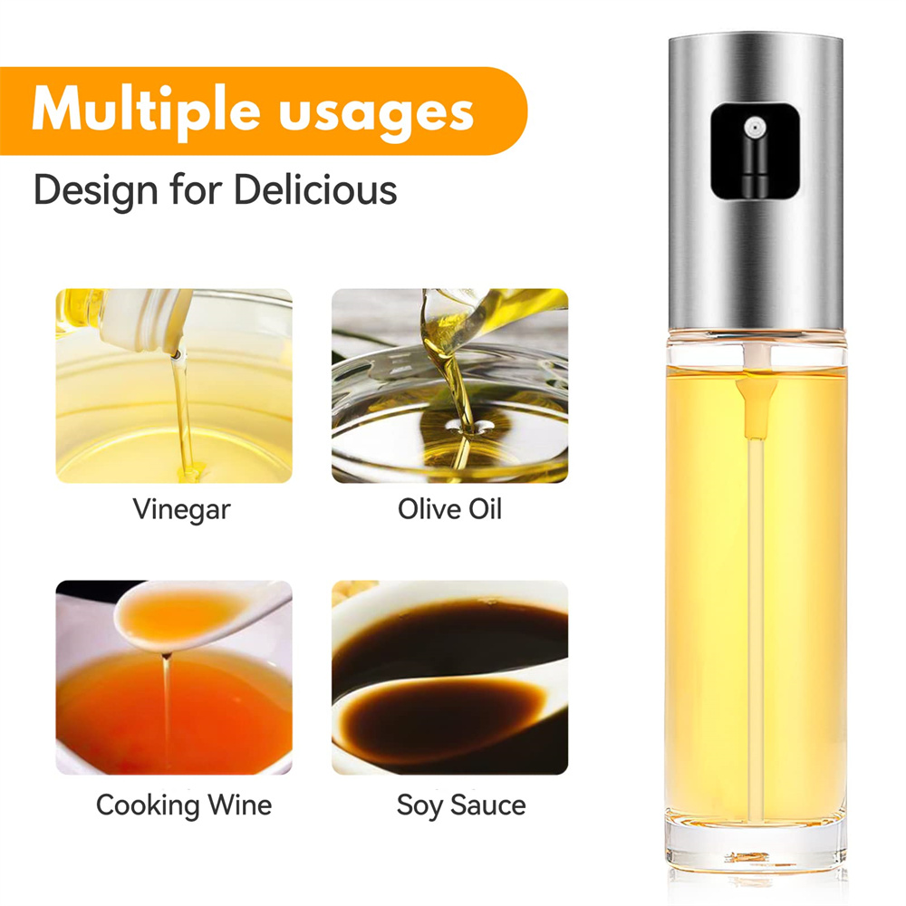 Glass Oil Sprayer for Cooking  - огляд і ціна Salad Dressing Bottle
