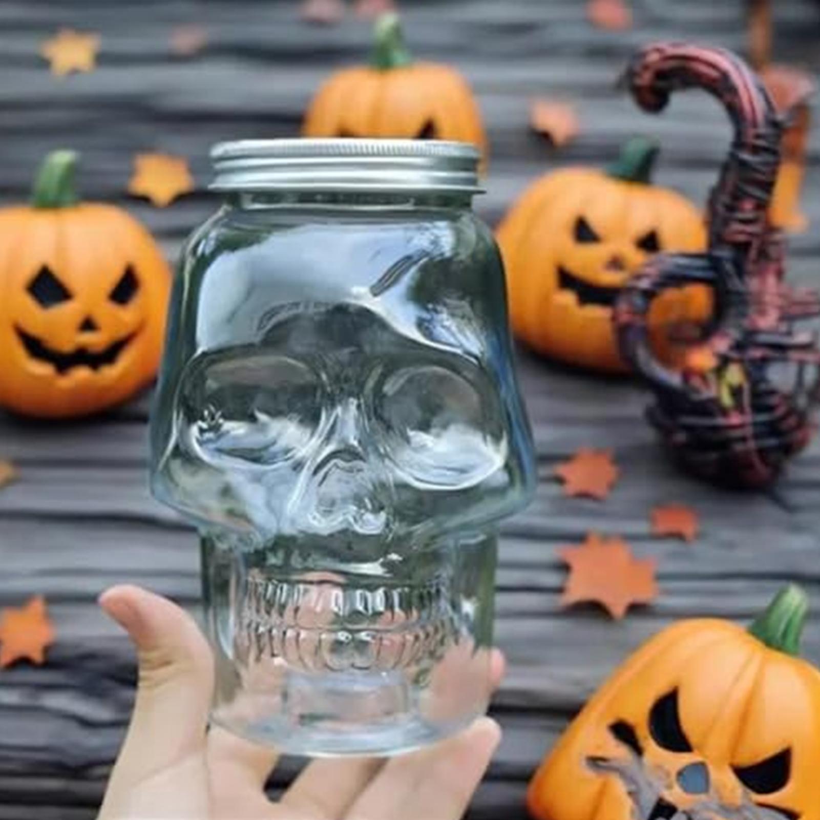 Spooky Skull storage Jars with - огляд і ціна Xmas Food Storage Containers