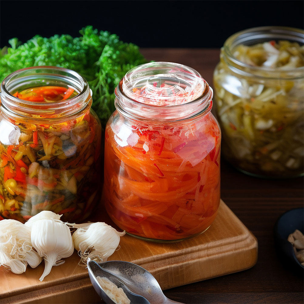 2Pcs Wide Mouth Fermenting Gla - огляд і ціна Food Storage Glass