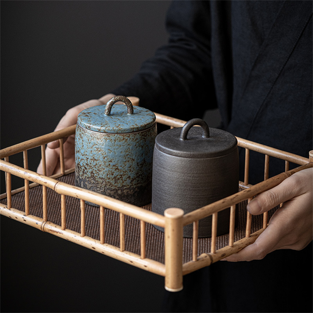 Ceramic Tea Caddy Sealed Jar S - огляд і ціна Food Storage Drawer Organizer