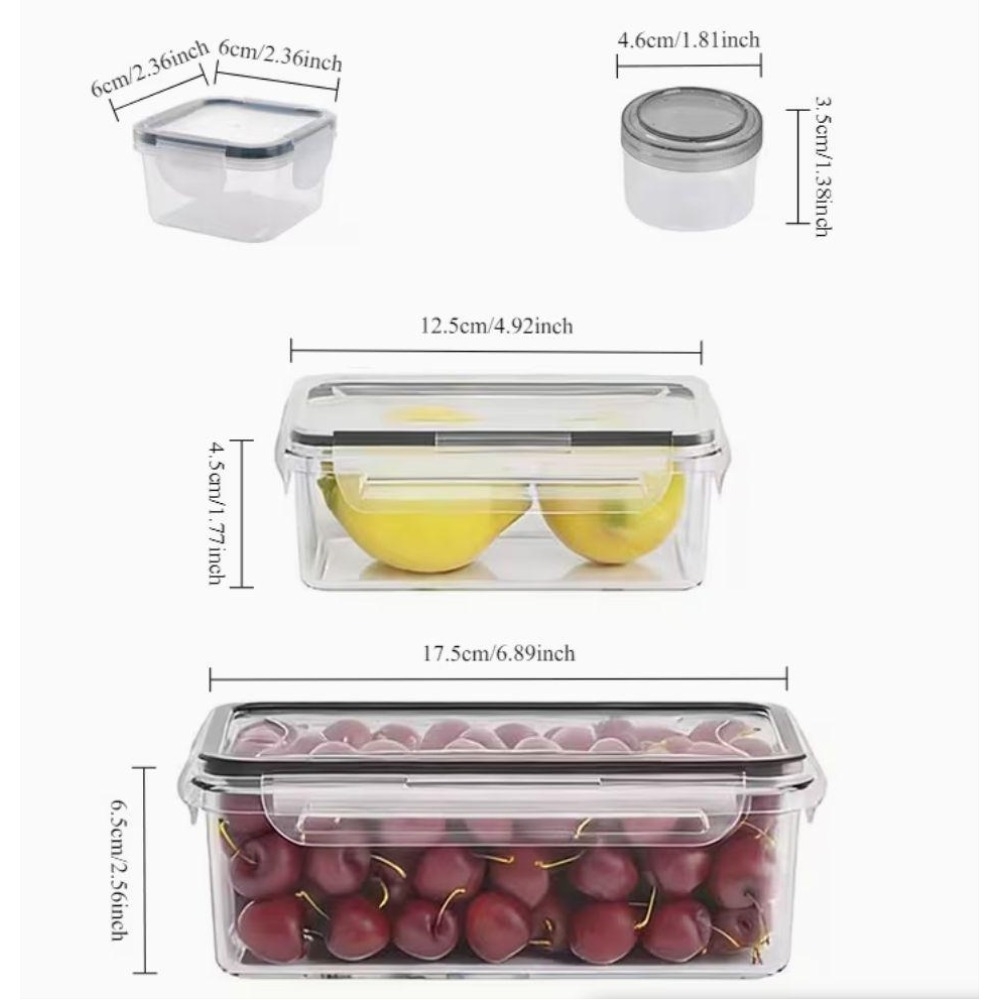 4-Piece Clear Food Storage Con - огляд і ціна Food Storage With Colander