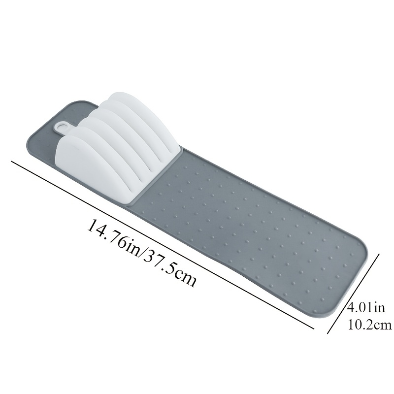 5-slot kitchen silicone knife  - огляд і ціна Food Storage Drawers