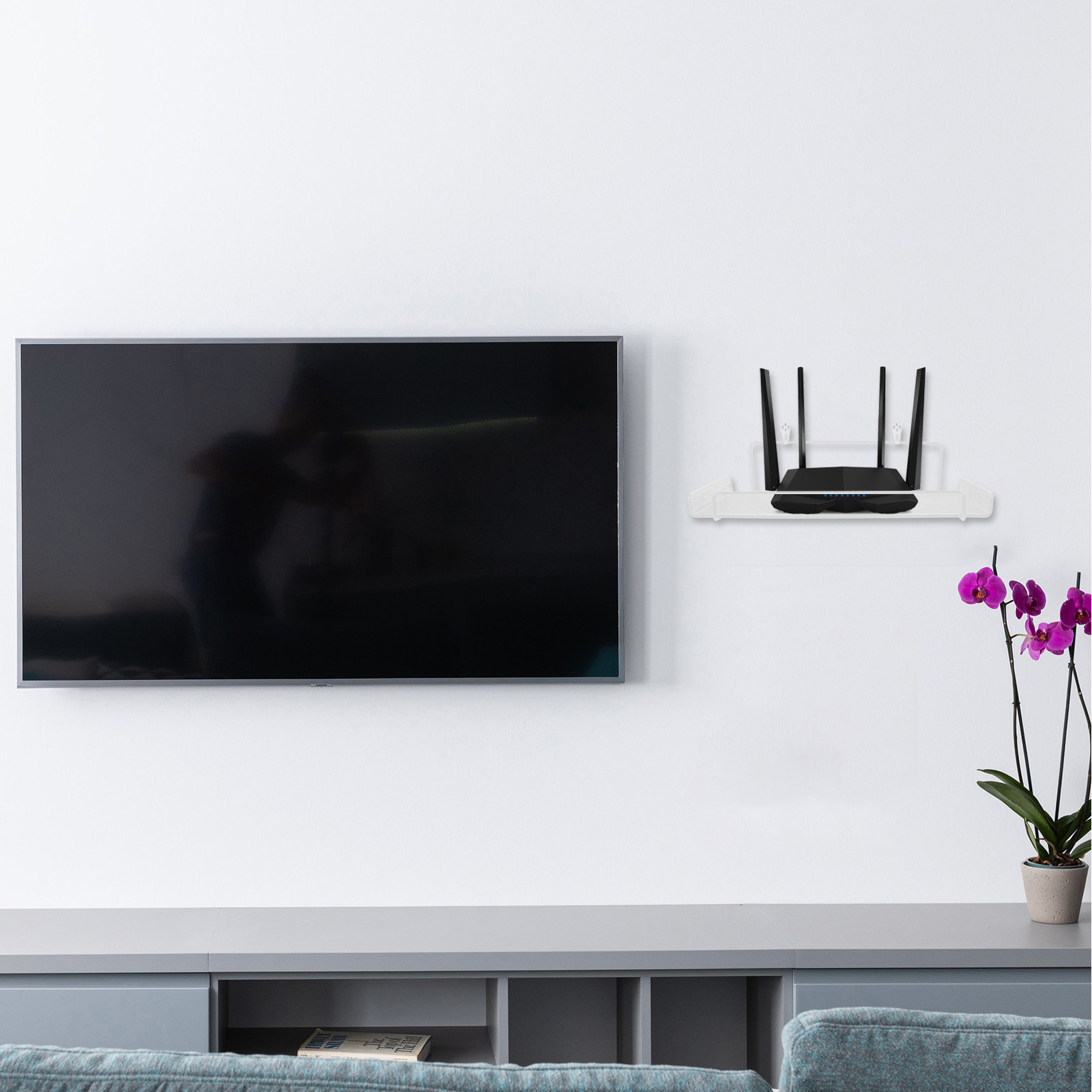 No-Drilling Wall Mount Router  - огляд і ціна Food Storage Box