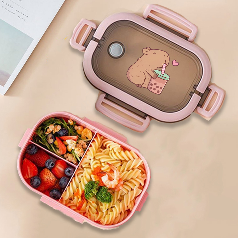 Capybara Bento Lunch Box Anime - огляд і ціна Food Storage Ideas