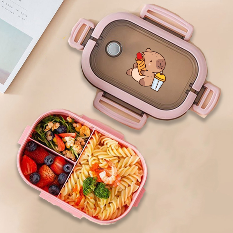 Capybara Bento Lunch Box Anime - огляд і ціна Food Storage Ideas