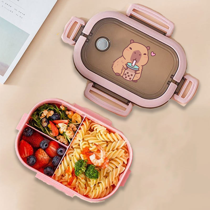 Capybara Bento Lunch Box Anime - огляд і ціна Food Storage Ideas