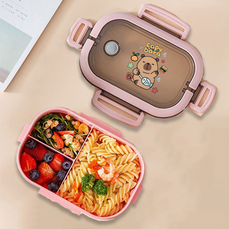 Capybara Bento Lunch Box Anime - огляд і ціна Food Storage Ideas