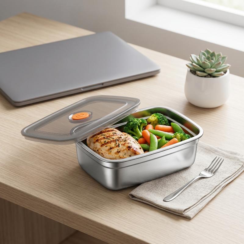 Stainless Steel Camping Lunch  - огляд і ціна Stainless Lunch Box