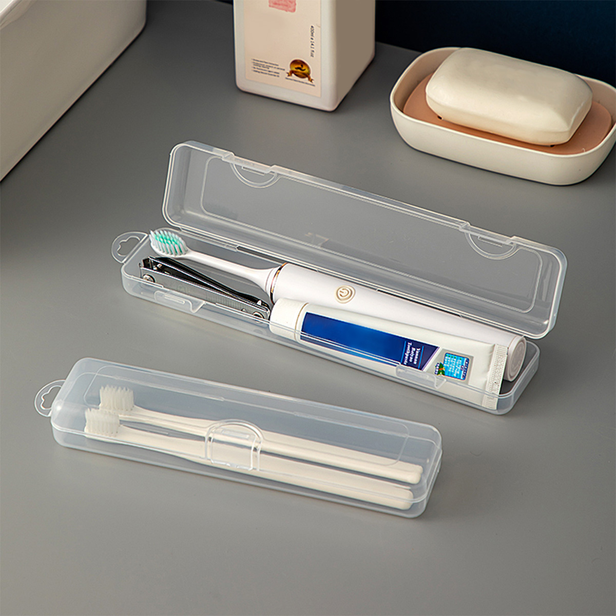 WORTHBUY Toothbrush Box Transp - огляд і ціна Food Storage Drawer Organizer
