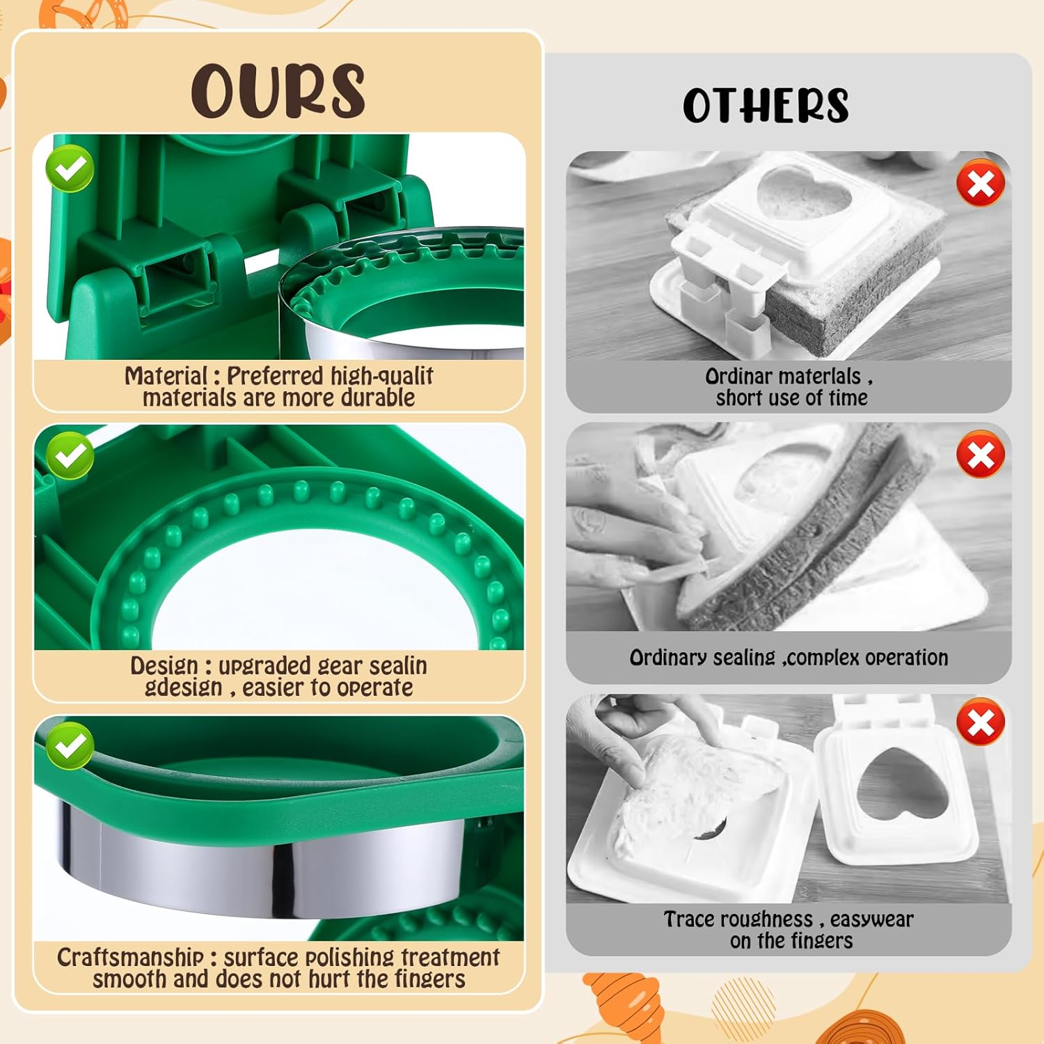 Kids Lunch Sandwich Cutter and - огляд і ціна Stainless Lunch Box