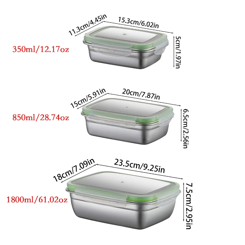 304 Stainless Steel Lunch Box  - огляд і ціна Stainless Lunch Box