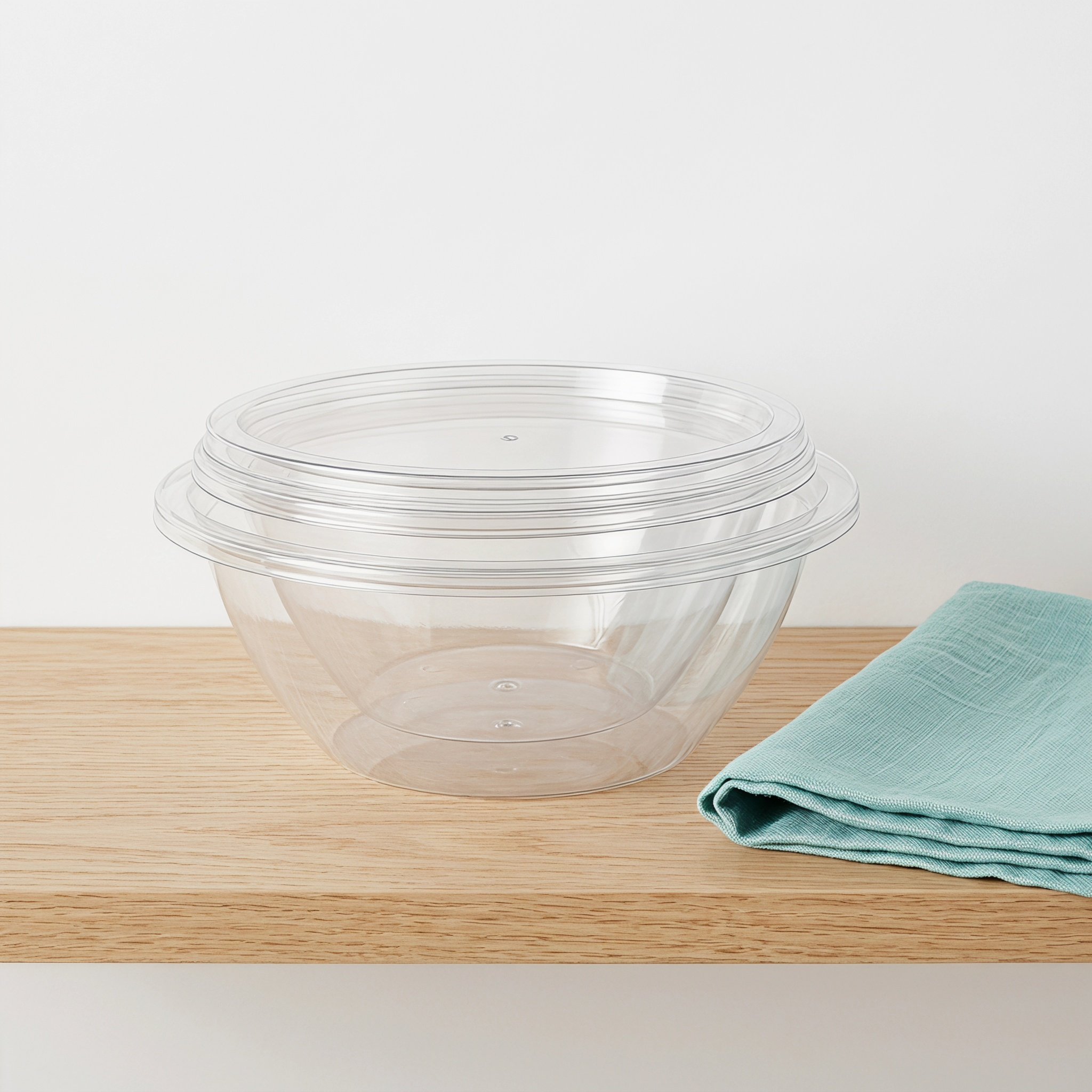 2Sets Clear Salad Mixing Bowls - огляд і ціна Food Storage Plastic Container