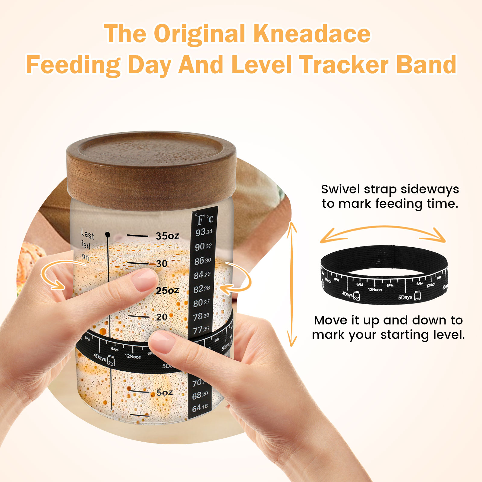 Sourdough Starter Jar Kit 1000 - огляд і ціна Food Storage Glass