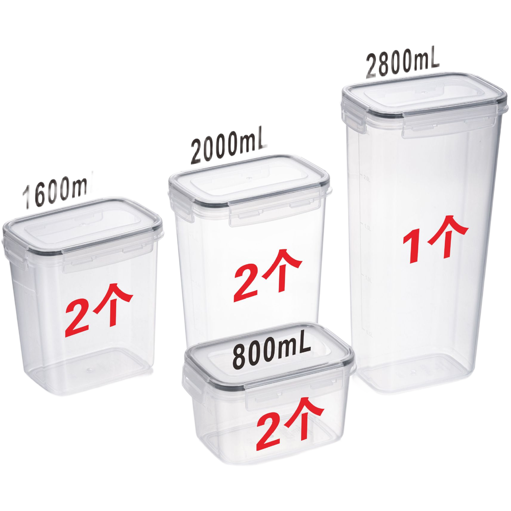 Square Transparent Airtight Fo - огляд і ціна Food Storage Long Term