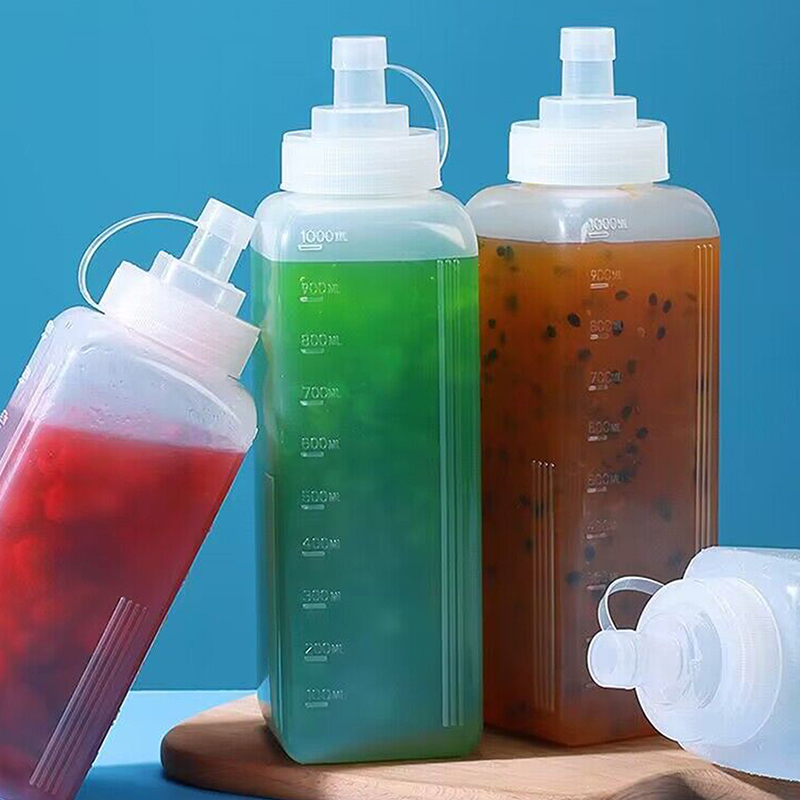 600/800/1000ML Squeeze Condime - огляд і ціна Salad Dressing Bottle