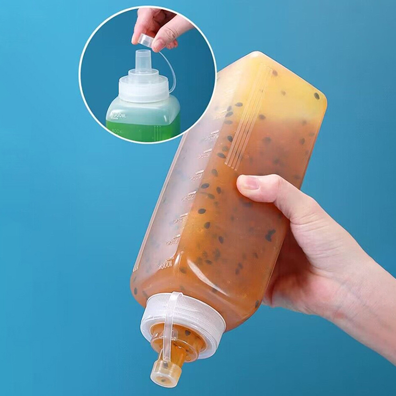 600/800/1000ML Squeeze Condime - огляд і ціна Salad Dressing Bottle