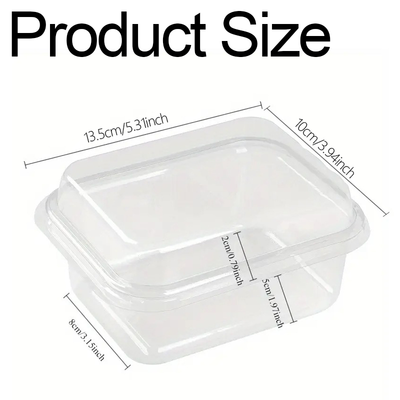 5/10/20PCS Transparent Cake Bo - огляд і ціна Xmas Food Storage Containers