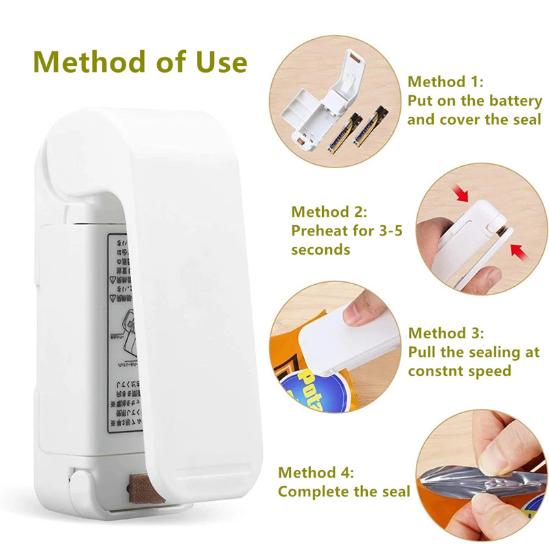 Portable Bag Heat Sealer Plast - огляд і ціна Food Storage Machine