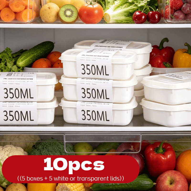 10Pcs Reusable Stackable Food  - огляд і ціна Food Storage With Colander