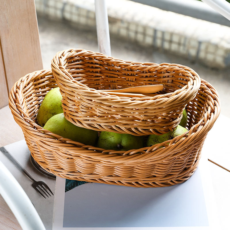Oval Rattan Woven Storage Bask - огляд і ціна Food Storage Plant