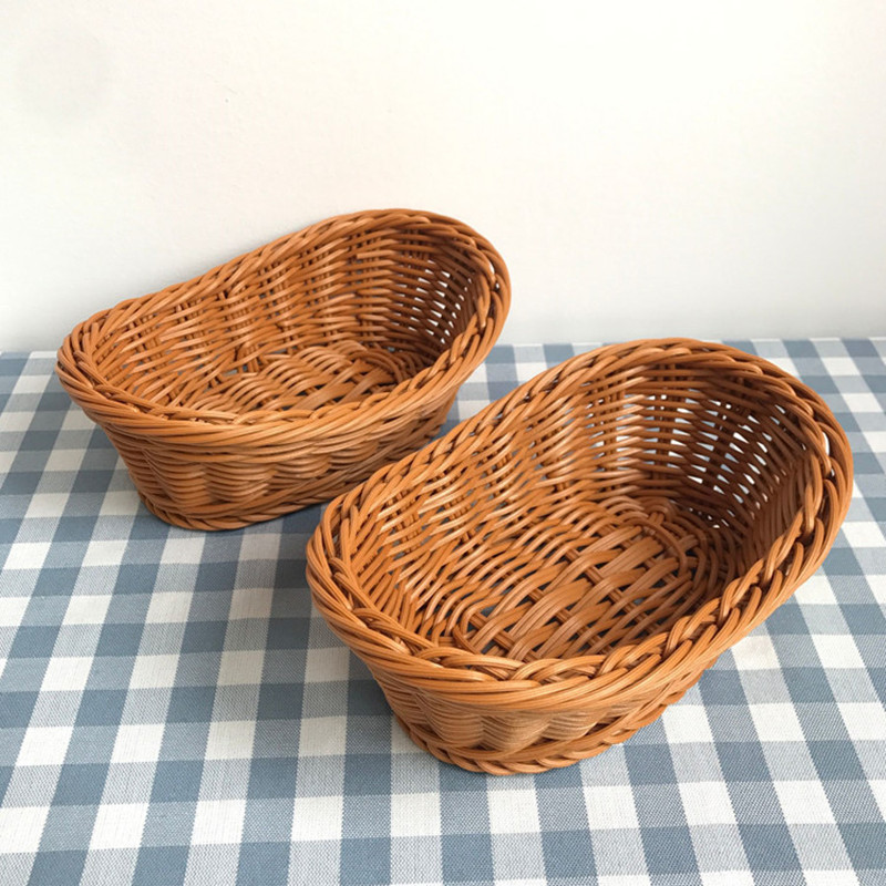 Oval Rattan Woven Storage Bask - огляд і ціна Food Storage Plant