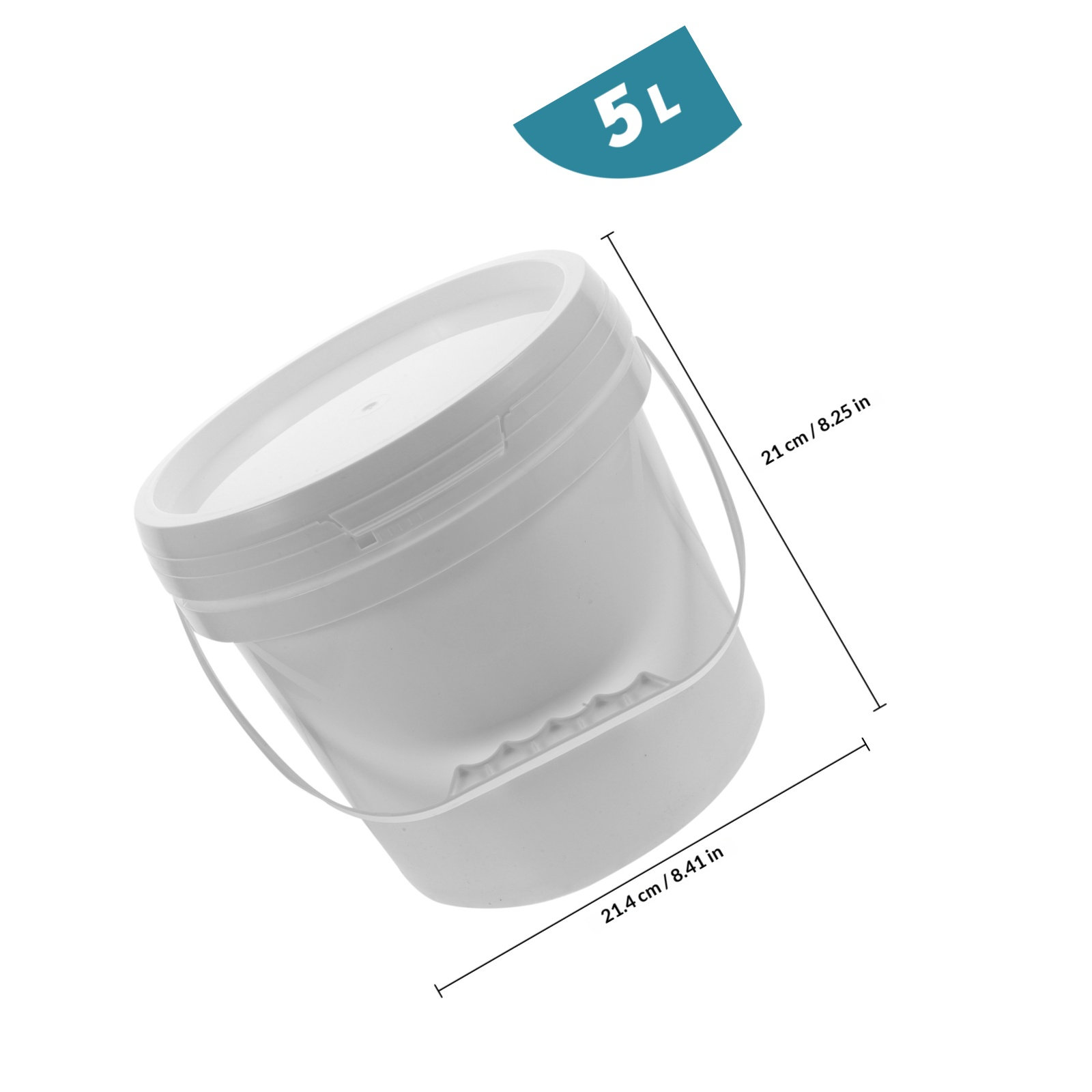 Sturdy Plastic Paint Bucket wi - огляд і ціна Food Storage Safe