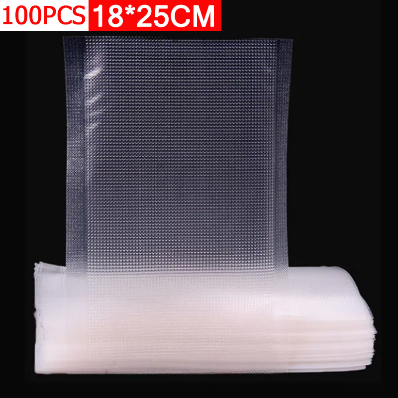 100PCS Vacuum Bag 18x25cm Vacu - огляд і ціна Food Storage Machine