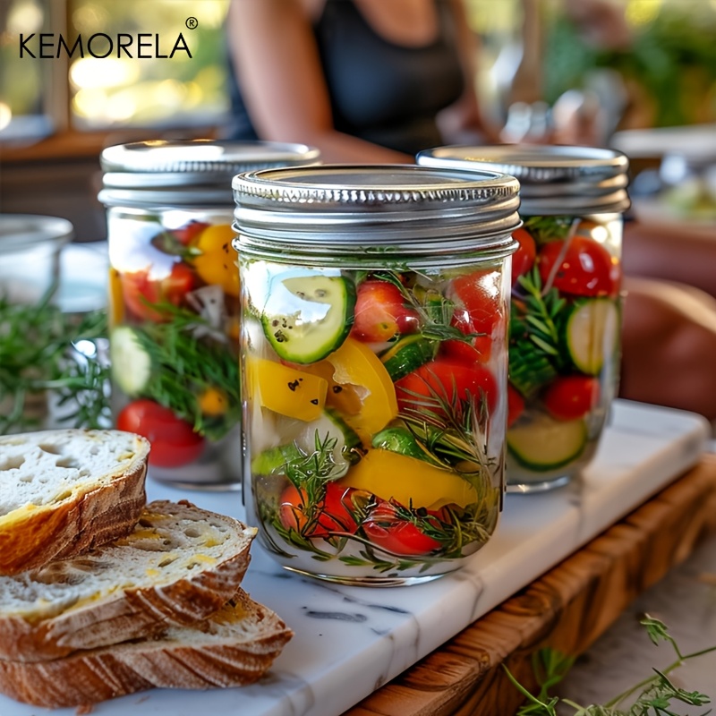 KEMORELA Mason Jars 350ML With - огляд і ціна Salad Dressing Bottle