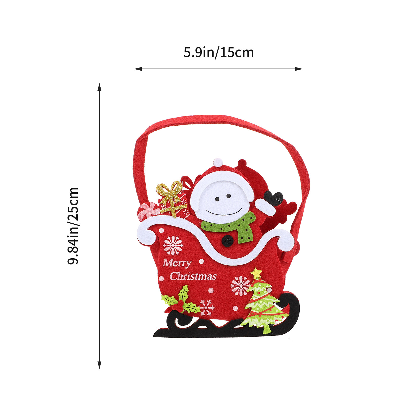 1Pcs Christmas Candy Basket Xm - огляд і ціна Xmas Food Storage Containers