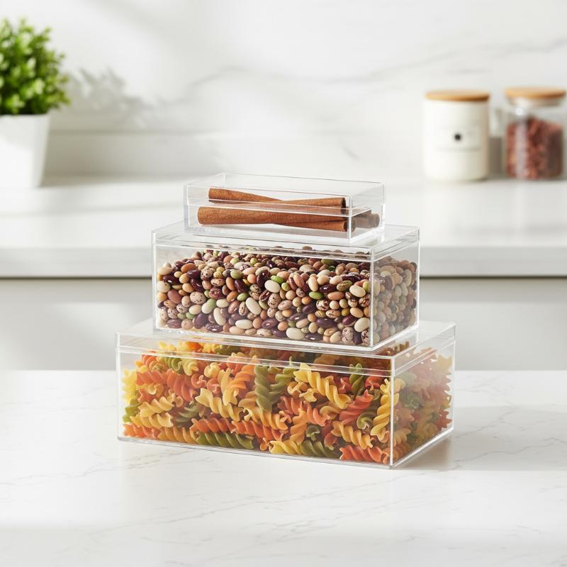 Thickened Rectangular Acrylic  - огляд і ціна Food Storage Plant